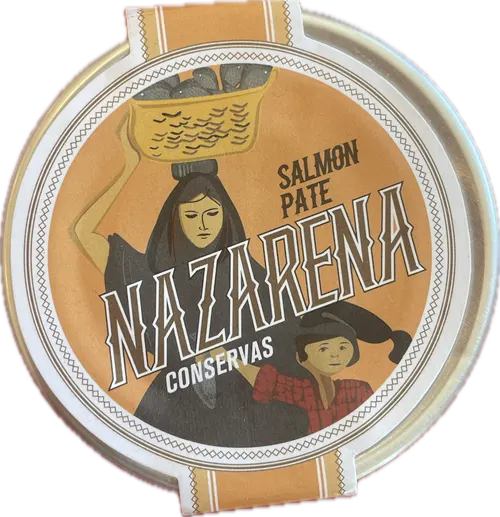 Nazarena salmon pâté tin