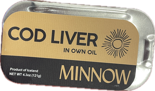 Cod liver tin