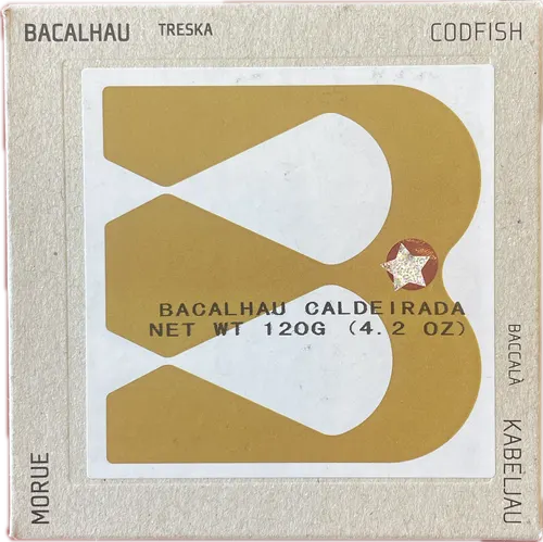 Bacalhau caldeirada codfish tin